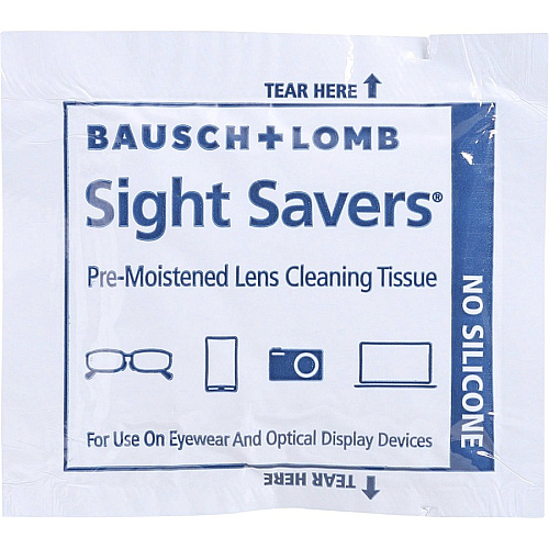 Bausch & Lomb Bausch + Lomb Sight Savers Lens Cleaning Tissues For Eyeglasses, Monitor, Camera Lens, Binocular - Anti-fog, Anti-static, Pre-moistened, Silicone-free, Individually Wrapped - Multi - 100/Box - 2 / Bundle (8574GMBD)