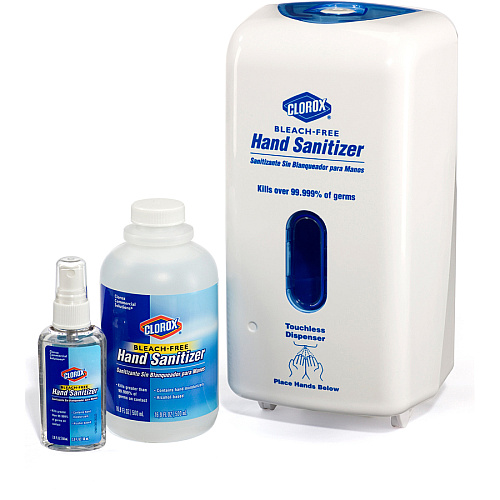 Clorox Commercial Solutions Hand Sanitizer Spray 2 fl oz - Spray Bottle Dispenser - Kill Germs - Hand - Moisturizing - Clear - Non-sticky, Non-greasy, Bleach-free - 24 / Carton (02174CT)