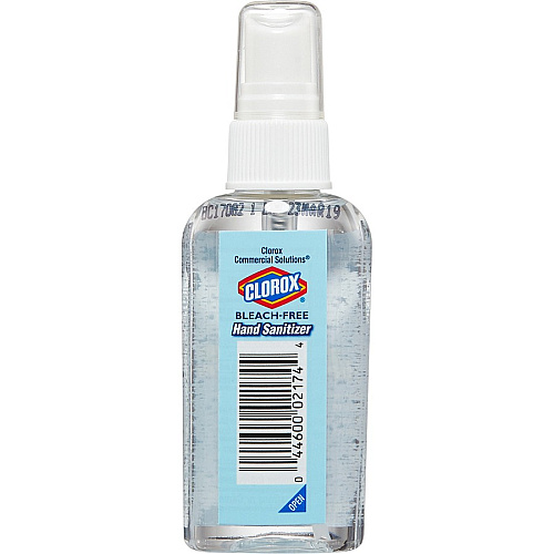 Clorox Commercial Solutions Hand Sanitizer Spray 2 fl oz - Spray Bottle Dispenser - Kill Germs - Hand - Moisturizing - Clear - Non-sticky, Non-greasy, Bleach-free - 24 / Carton (02174CT)