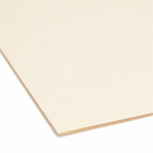 Smead 1/3 Tab Cut Letter Recycled Top Tab File Folder 8 1/2" x 11" - 3/4" Expansion - Top Tab Location - Assorted Tab Position - 11 pt. - 1 Plys - Manila - Sturdy - 10% Recycled - 100/Box - 5 / Carton (10330CT)