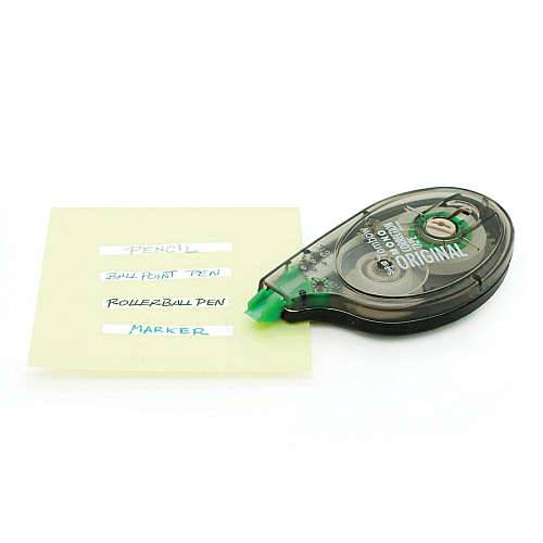 Tombow Original Mono Correction Tape 0.16" Tape Width x 32.81 ft Tape Length - 1 Line(s) - White Tape - Ergonomic Dispenser - Non-refillable - White - 6 / Box (68620BX)