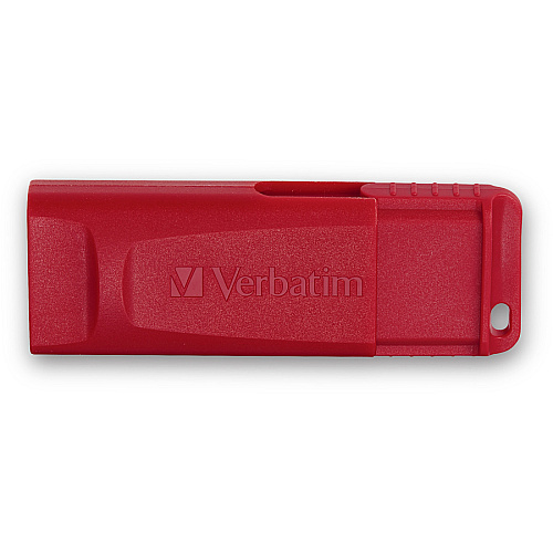Verbatim Store 'n' Go USB Flash Drives 16 GB - USB 2.0 - Red - Lifetime Warranty - 4 / Carton (96317CT)