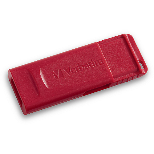 Verbatim Store 'n' Go USB Flash Drives 16 GB - USB 2.0 - Red - Lifetime Warranty - 4 / Carton (96317CT)