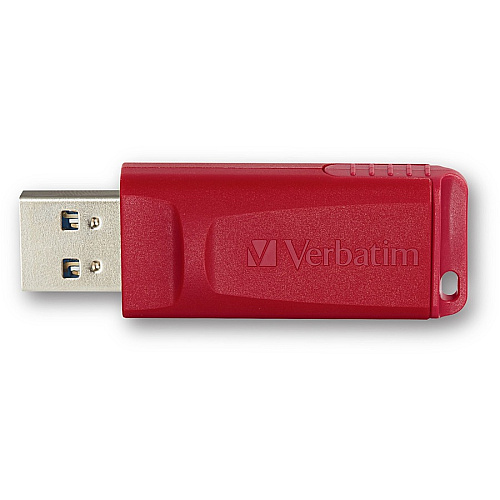 Verbatim Store 'n' Go USB Flash Drives 16 GB - USB 2.0 - Red - Lifetime Warranty - 4 / Carton (96317CT)