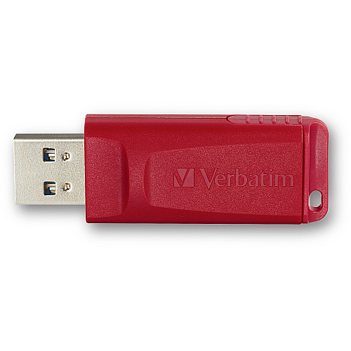 Verbatim Store 'n' Go USB Flash Drives 16 GB - USB 2.0 - Red - Lifetime Warranty - 4 / Carton (96317CT)