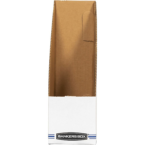 Bankers Box Stor/File&trade; Magazine Files - Letter Blue, White - Fiberboard - 1 Each (00723)
