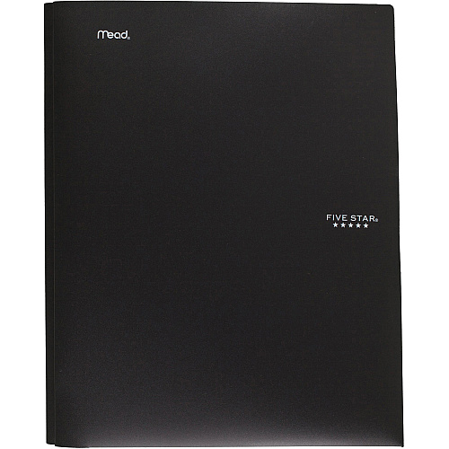 Mead Pocket Folder 3 x Prong Fastener(s) - 2 Pocket(s) - Assorted - 4 / Pack (38048)