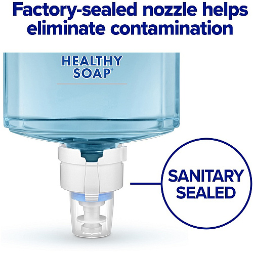 PURELL&reg; ES6 HEALTHY SOAP&trade; Fresh Scent Foam Fresh Scent - 1.27 quart - Dirt Remover, Kill Germs - Skin - Moisturizing - Blue - Dye-free, Pleasant Scent, Bio-based, Phthalate-free, Paraben-free, Triclosan-free - 2 / Carton (647702)