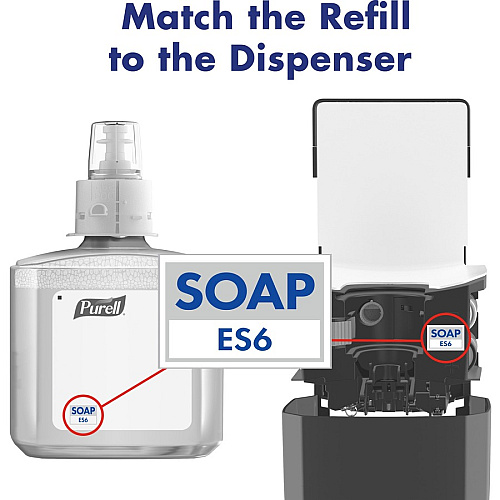 PURELL&reg; ES6 HEALTHY SOAP&trade; Fresh Scent Foam Fresh Scent - 1.27 quart - Dirt Remover, Kill Germs - Skin - Moisturizing - Blue - Dye-free, Pleasant Scent, Bio-based, Phthalate-free, Paraben-free, Triclosan-free - 2 / Carton (647702)