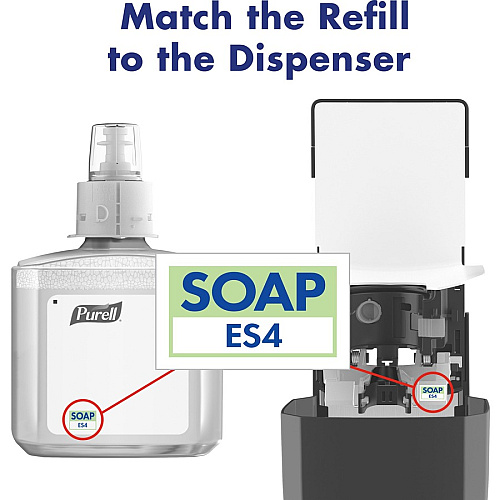 PURELL&reg; HEALTHY SOAP&trade; ES4 Fresh Scent Foam Refill Fresh Scent - 1.27 quart - Dirt Remover, Kill Germs - Hand, Skin - Moisturizing - Blue - Dye-free, Pleasant Scent, Bio-based, Phthalate-free, Paraben-free, Triclosan-free - 2 / Carton (507702)