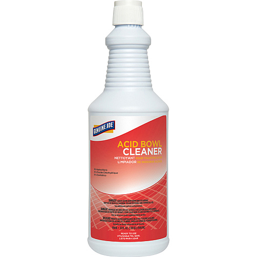 Genuine Joe Acid Bowl Cleaner Ready-To-Use - 32 fl oz (1 quart) - Pleasant Scent - Aqua Marine - 12 / Carton (GJO99676CT)