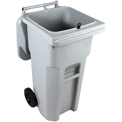 HSM Shredder Collection Cart Built-in Hasp, Wheel - Gray - 1 Each (1070070170)