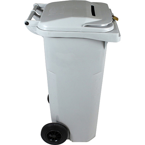 HSM Shredder Collection Cart Built-in Hasp, Wheel - Gray - 1 Each (1070070170)