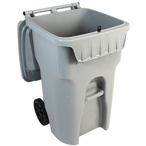 HSM Shredder Collection Cart Built-in Hasp, Wheel - Gray - 1 Each (1070070180)
