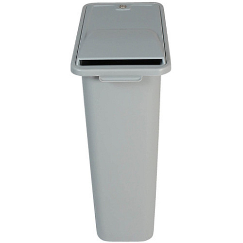 HSM Shred Disposal Bin Tamper Proof Lid, Lockable Container - Gray - 1 Each (1070070210)
