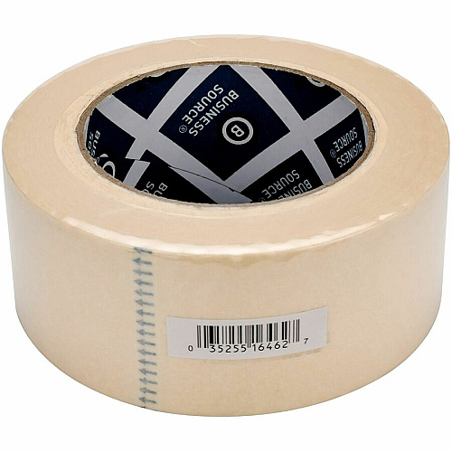 Business Source Utility-purpose Masking Tape 60 yd Length x 2" Width - 3" Core - Tan - Crepe Paper Backing - For Bundling, Holding, Sealing, Masking - 6 / Pack (BSN16462PK)