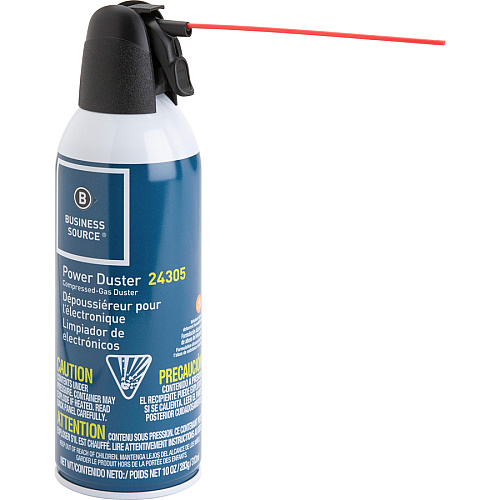 Business Source Power Duster 10 oz - Moisture-free, Ozone-safe - Multi - 6 / Pack (BSN24306)
