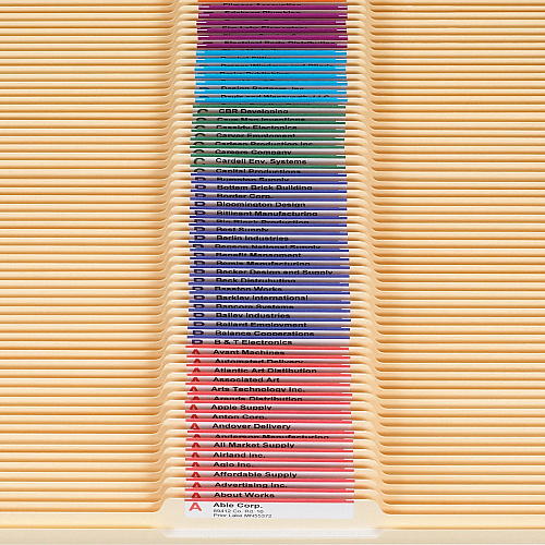 Smead 1/3 Tab Cut Letter Recycled Top Tab File Folder 8 1/2" x 11" - 3/4" Expansion - Top Tab Location - Center Tab Position - 11 pt. - 1 Plys - Manila - Sturdy - 10% Recycled - 100/Box - 5 / Carton (10332CT)