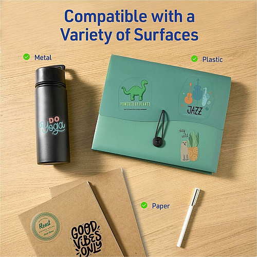 Avery&reg; Permanent Sticker Paper Letter - 8 1/2" x 11" - Printable, Permanent, Print-to-the-edge, Acid-free, Lignin-free - Glossy, Clear - 7/Pack - 1 Carton (04397)