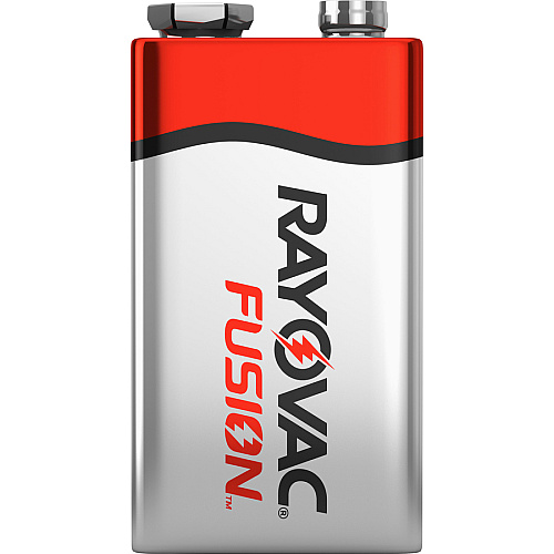 Rayovac 9-Volt Fusion Advanced Alkaline Batteries For Multipurpose - 9 V DC - 2 / Pack (A16042TFUSK)