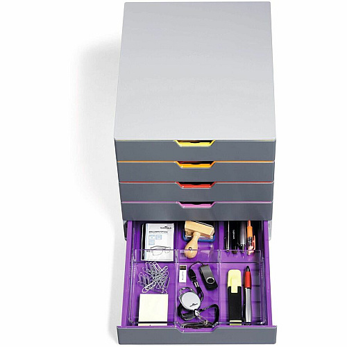 DURABLE COFFEE POINT Caddy 4 Compartment(s) - Easy to Clean, Dishwasher Safe, Stackable - Transparent - 1 Each (338419)