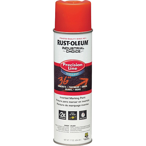 Rust-Oleum Industrial Choice Precision Line Marking Paint 1 Color(s) - Alert Orange - 17 fl oz - 12 / Carton (203035CT)