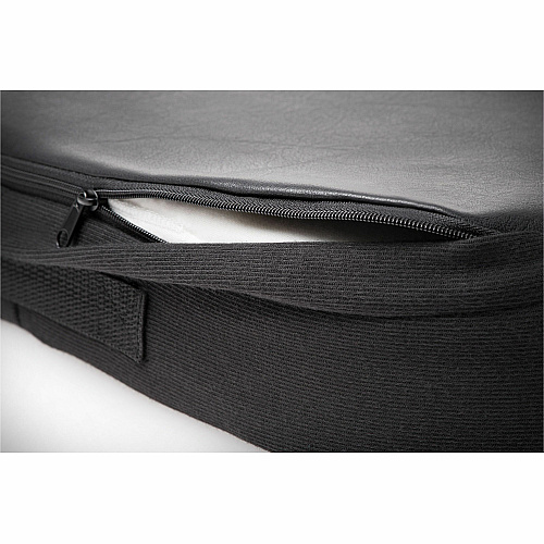 Kensington Ergonomic Memory Foam Seat Cushion Foam - Ergonomic Design, Slip Resistant Base, Durable, Removable Cover, Adjustable Strap, Comfortable - 1 Each (55805)