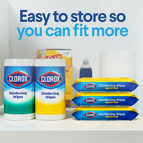 Clorox Disinfecting Cleaning Wipes Crisp Lemon - White - 75/Pack - 1 Each (31404)