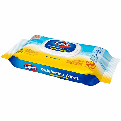 Clorox Disinfecting Cleaning Wipes Crisp Lemon - White - 75/Pack - 1 Each (31404)