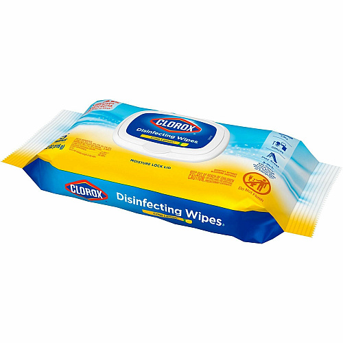 Clorox Disinfecting Cleaning Wipes Crisp Lemon - White - 75/Pack - 1 Each (31404)