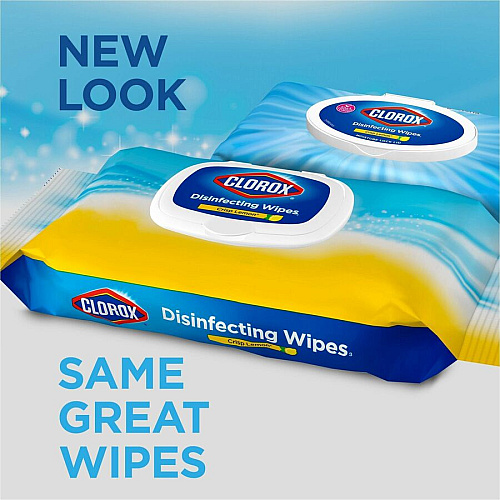 Clorox Disinfecting Cleaning Wipes Crisp Lemon - White - 75/Pack - 1 Each (31404)