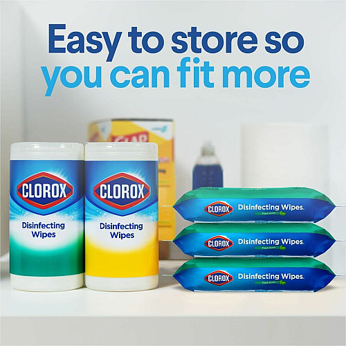 Clorox Bleach-free Disinfecting Cleaning Wipes Fresh - White - 75/Pack - 1 Each (31430)