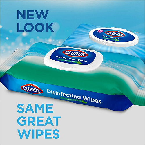 Clorox Bleach-free Disinfecting Cleaning Wipes Fresh - White - 75/Pack - 1 Each (31430)