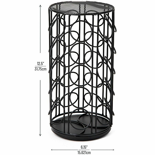 Mind Reader 35-pod Coffee Carousel 35 x Coffee Pod - 12.25" Height x 6.10" Width x 6.10" Length - Black - 1 Each (METCAR35BLK)
