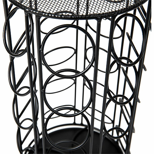 Mind Reader 35-pod Coffee Carousel 35 x Coffee Pod - 12.25" Height x 6.10" Width x 6.10" Length - Black - 1 Each (METCAR35BLK)