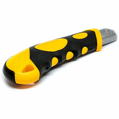 Sparco Cartridge Utility Knife 6.5" Height x 1.8" Width x 0.5" Length - Heavy Duty - Black - 1 Each (15854)