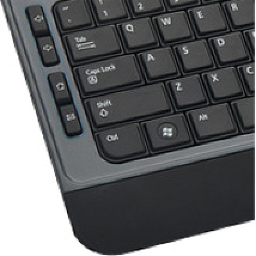 Verbatim Wireless Multimedia Keyboard and 6-Button Mouse Combo - Black USB Type A Wireless RF - Black - USB Type A Wireless RF - Optical - Scroll Wheel - Black - Multimedia Hot Key(s) - AA, AAA - Compatible with Windows, Mac OS, Linux - 1 Each (99788)