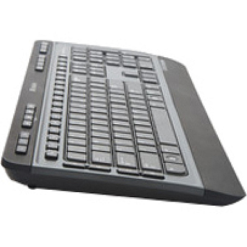 Verbatim Wireless Multimedia Keyboard and 6-Button Mouse Combo - Black USB Type A Wireless RF - Black - USB Type A Wireless RF - Optical - Scroll Wheel - Black - Multimedia Hot Key(s) - AA, AAA - Compatible with Windows, Mac OS, Linux - 1 Each (99788)