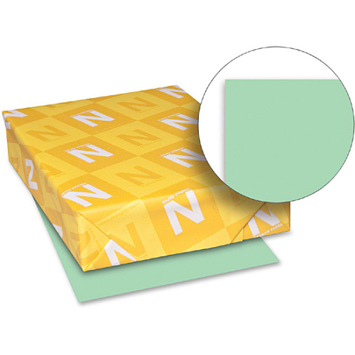 Exact Vellum Bristol Paper 92 Brightness - Letter - 8 1/2" x 11" - 67 lb Basis Weight - Heavyweight, Quick Drying, Durable, Acid-free - Green - 250 / Pack (82351)