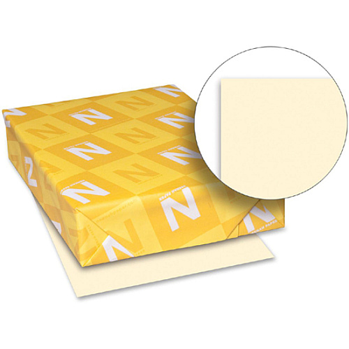 Exact Vellum Bristol Paper - Ivory Letter - 8 1/2" x 11" - 67 lb Basis Weight - Heavyweight, Durable, Quick Drying, Acid-free - Ivory - 250 / Pack (82361)