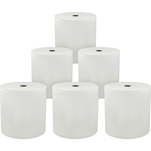 Genuine Joe&reg; Hardwound Roll Paper Towels, White, 65 Carton/Pallet 1 Ply - 7" Width x 850 ft Length - White - 390 / Pallet (GJO96850PL)