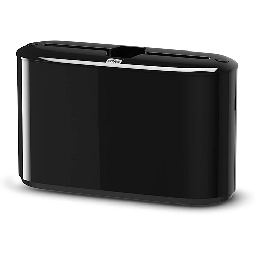 Tork&reg; Xpress Countertop Hand Towel Dispenser, Black Multifold Dispenser - 7.9" Height x 12.7" Width x 4.6" Depth - Plastic - Black - Compact, Lockable - 1 Each (302028)