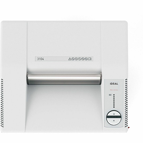 ideal. 31049111 Cross-cut Paper Shredder Continuous Shredder - Cross Cut - 25 Per Pass - for shredding Paper, Staples, Paper Clip, Credit Card, CD, DVD - 0.187" x 1.500" Shred Size - P-4 - 18 ft/min - 12" Throat - 32 gal Wastebin Capacity -  (IDEDSH0315H)