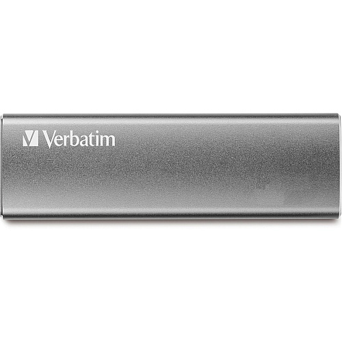 Verbatim 480GB Vx500 External SSD, USB 3.1 Gen 2 - Graphite Notebook Device Supported - USB 3.1 Type C - 500 MB/s Maximum Read Transfer Rate - 2 Year Warranty - 1 Each (47443)