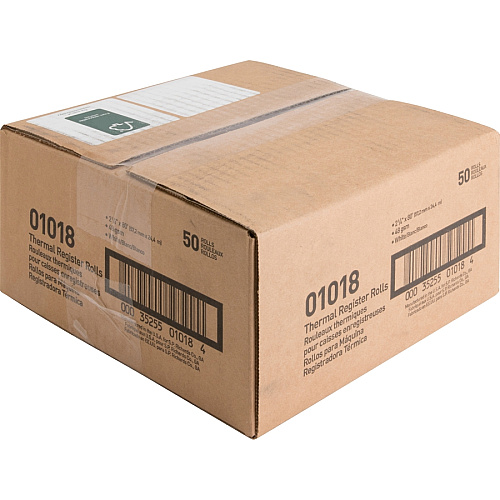 Business Source Thermal Paper Rolls 2 1/4" x 80 ft - Smooth - White - 50 / Carton (BSN01018)