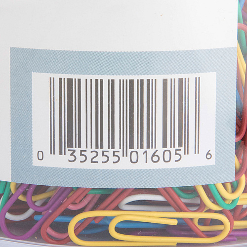 Business Source Vinyl-coated Gem Clips Small - No. 1 - 1.8" Length x 0.5" Width - for Paper - Rust Resistant - Assorted - 500 / Box (BSN01605)