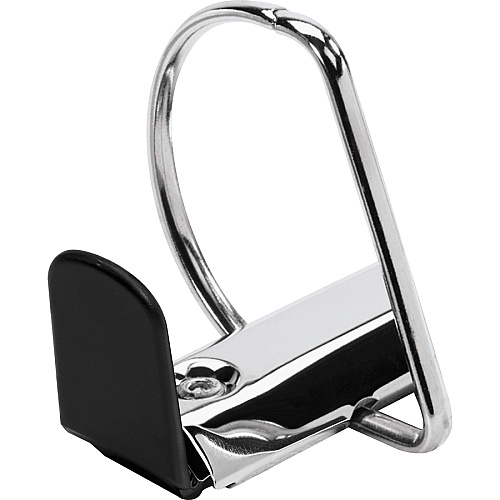 Business Source Locking D-Ring View Binder 5" Binder Capacity - Letter - 8 1/2" x 11" Sheet Size - 925 Sheet Capacity - Fastener(s): D-Ring - Polypropylene, Chipboard - Black - Recycled - Locking Ring, Clear Overlay, Non-glare, Acid-free, Expos (BSN26966)