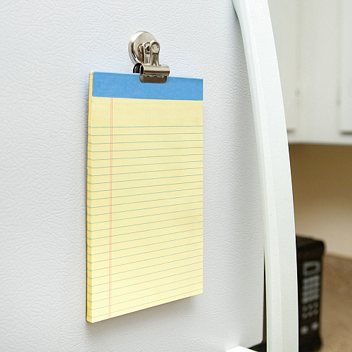 Business Source Magnetic Grip Clips Pack No. 1 - 1.3" Width - for Paper - Magnetic, Heavy Duty - Silver - 18 / Box (BSN58506)