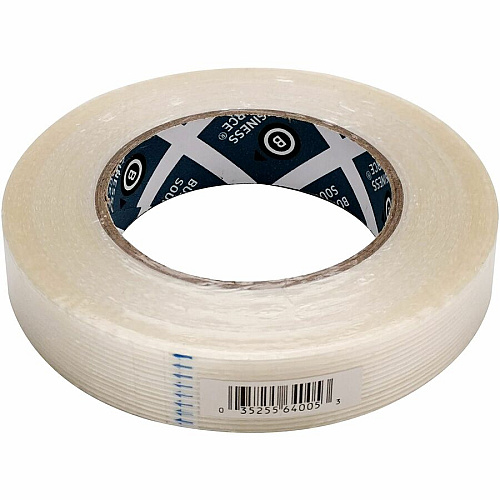Business Source Filament Tape 60 yd Length x 1" Width - 3" Core - White - Fiberglass Filament - For Reinforcing - 1 Roll (BSN64005)