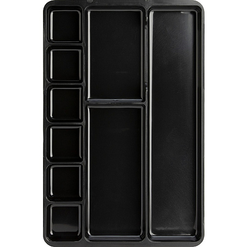 Lorell Drawer Tray Organizer 9 Compartment(s) - 1.25" Height x 14" Width x 9.38" Depth - Black - 1 Each (LLR60006)
